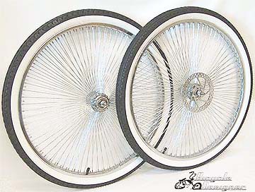 26" 140 Spoke Disc and Free Wheel Kit