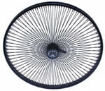 26" 144 Spoke Coaster Wheel BLACK