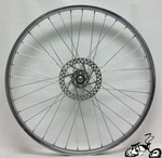 26" 36 Spoke Front Disk Wheel CHROME