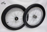 20" CHROME 36 Coaster Fat Tire Wheel Kit