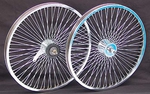 20" 68 Spoke Coaster Wheel Set CHROME