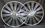 24" 140 Fan Coaster Wheel Set CHROME