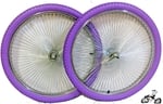 26" 140 Spoke Coaster Brake Wheel Kit - PURPLE