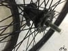 26" 36 Spoke Coaster Wheel Heavy Duty BLACK