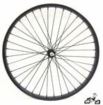 26" 36 Spoke Front Wheel Heavy Duty BLACK