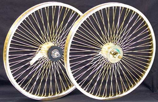 Gold 144 spoke bike rims discount