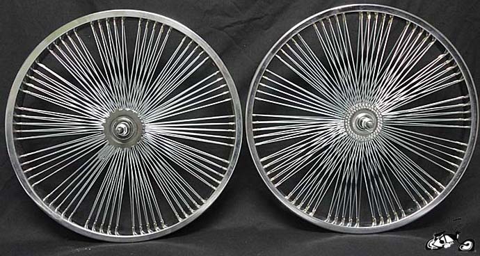 Lowrider bike wheel lowrider bicycle wheel Bicycle wheel bike wheel 20 144 Spoke Coaster Wheel 14G Chrome bmx