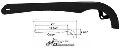Cruiser Bicycle Chainguard BLACK