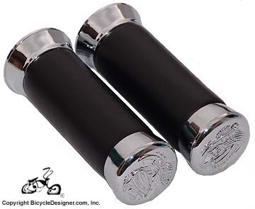 Deluxe Bicycle Grips PATENT LEATHER