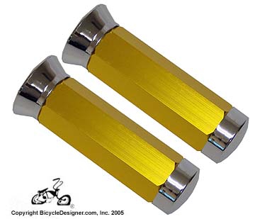 Deluxe Bicycle Grips GOLD