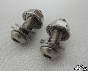 Sissybar Screws to Frame - Heavy Duty