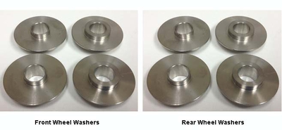 Duece Spinner Wheels Washer Set