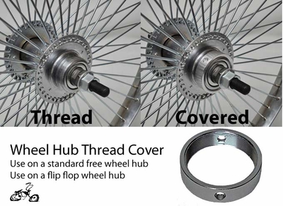 Wheel Hub Thread Cover - Free or Flip Flop