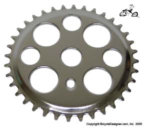 36 Tooth Sprocket Lucky 7 CHROME