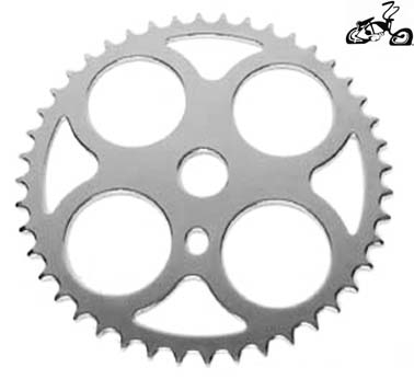 44 Tooth Sprocket Four Circle CHROME