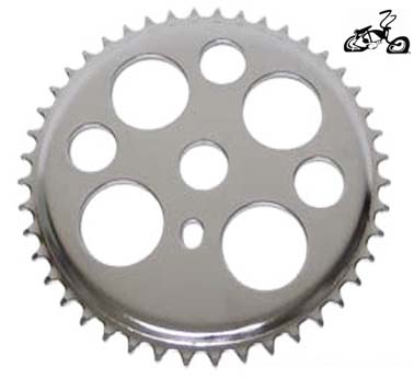 44 Tooth Sprocket Lucky 7 CHROME