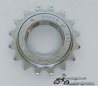 16 Tooth Free Wheel Sprocket CHROME
