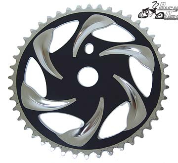 44 Tooth Sprocket Rip Curl BLACK/CHROME