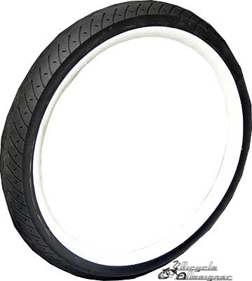 20"x3" Bicycle Tires WHITE WALL