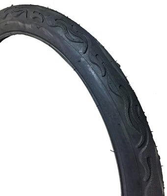 26" X 2.125" Bicycle Tires ALL BLACK FLAME