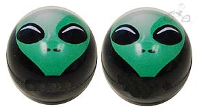 Alien Head Valve Cap (pair)