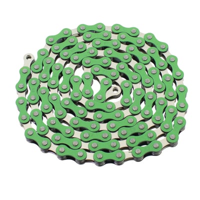 Single Speed GREEN-CHROME