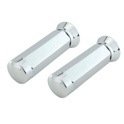 Deluxe Bicycle Grips Classic Chrome