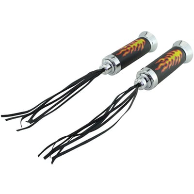 Deluxe Bicycle Grips Fire Streamer
