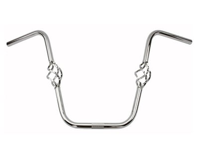 16" x 34" Cage Apehanger Handlebar Chrome