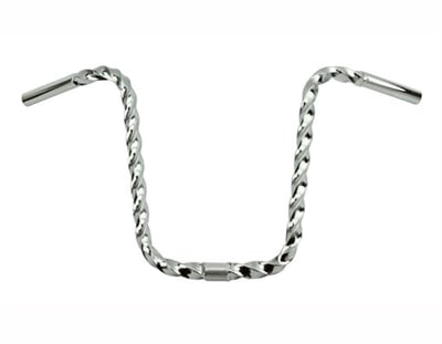 13" X 25" Square Twist Apehanger CHROME