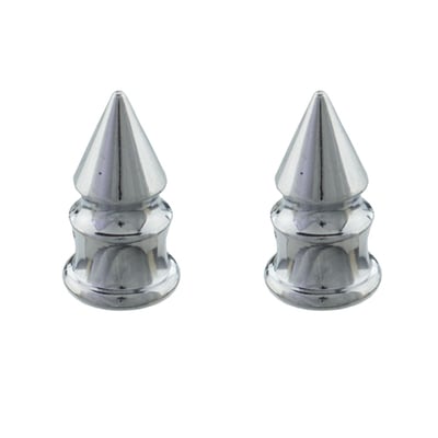 Spike Valve Cap CHROME (pair)