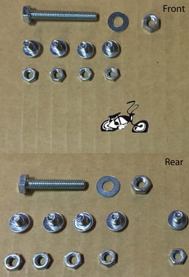 Fender Set Hardware CHROME