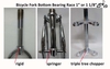 Fork Steering Tube Bottom Races 1" and 1 1/8"