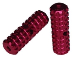 Bicycle Pegs bumpy grip RED (pair)