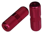 Bicycle Pegs smooth RED (pair)