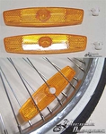 Wheel Reflectors - ORANGE