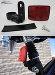 Seat Post Reflector with Bracket RED (each)
