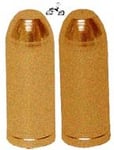 Bullet Valve Cap Copper (pair)