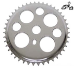 44 Tooth Sprocket Lucky 7 CHROME