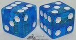Dice Valve Cap BLUE (pair)