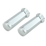 Deluxe Bicycle Grips Classic Chrome