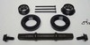 Crank Conversion Kit - Motorized Bicycle Black