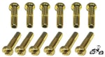 Spoke Nipples For 140 Spoke Lowrider Wheels - GOLD