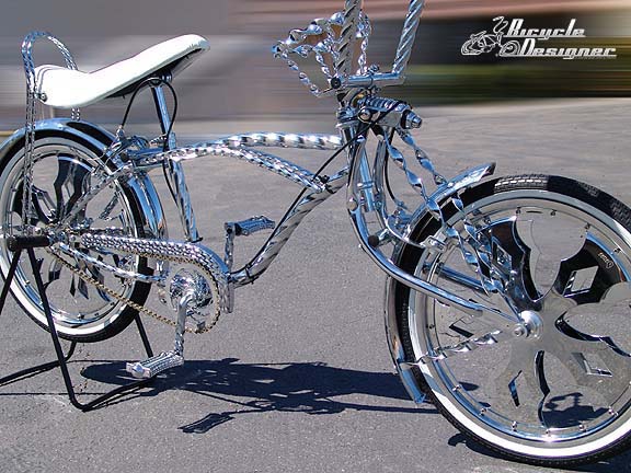 twisted frame lowrider bike