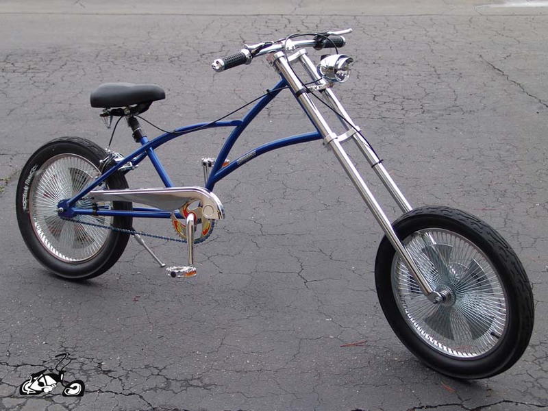 chopper style bicycle handlebars