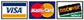 Visa, Mastercard, Discover, Amex