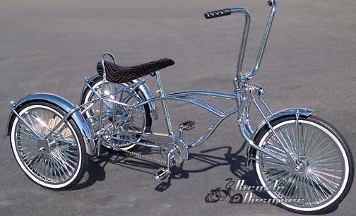 three wheel lowrider bike