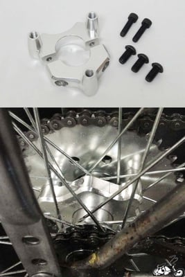 Motorized Coaster Wheel Adapter