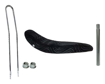 Higback Banana Seat Kit - Black Veloure