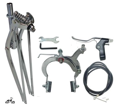 26" Straight Springer Fork Kit